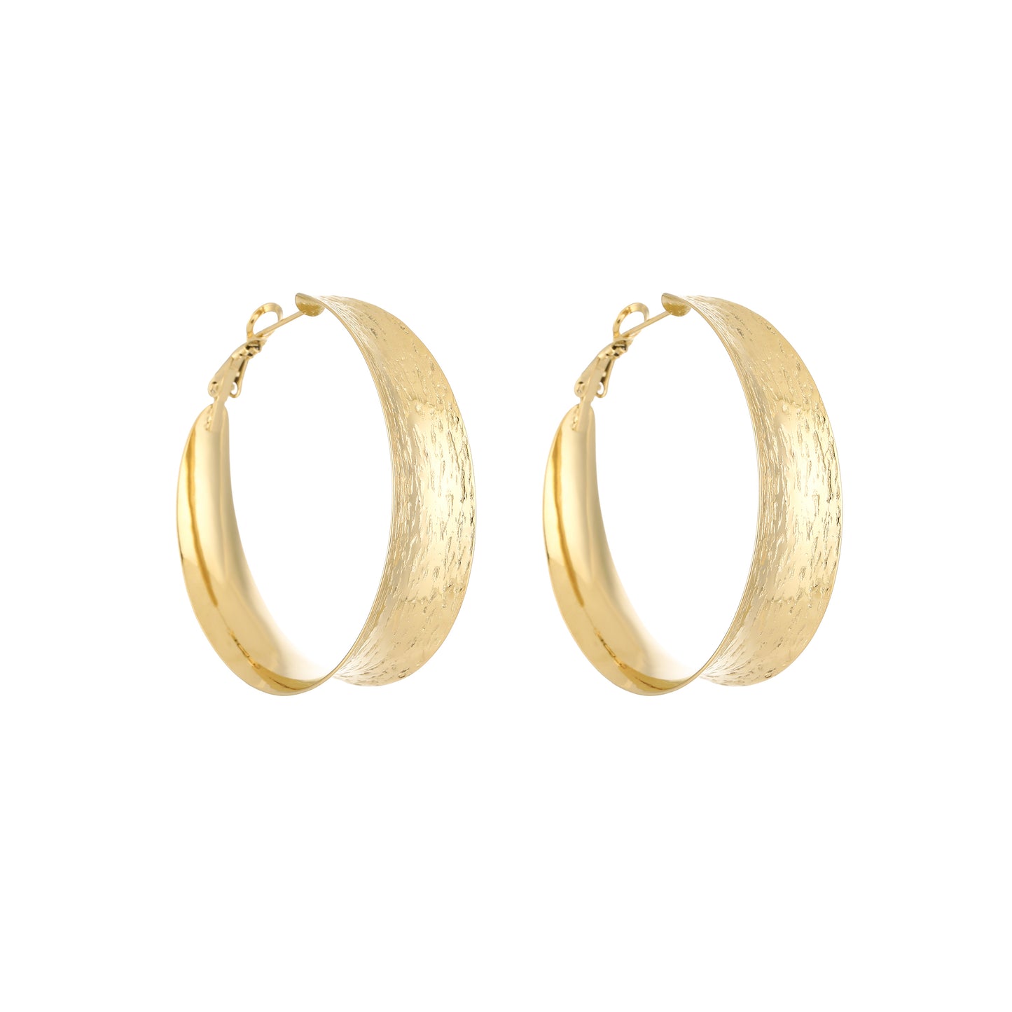 Textured Hoops • Oorbellen