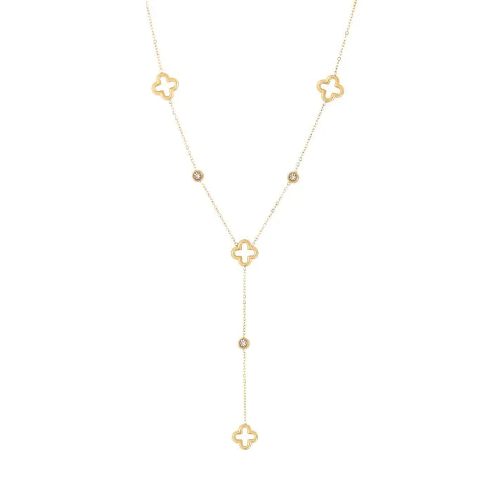 Golden Clover Y-Ketting