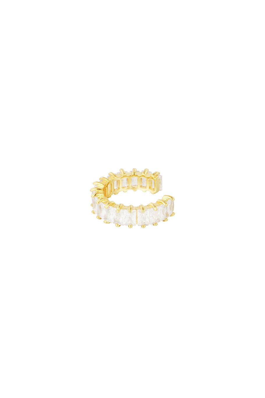 Crystal Crown Ear Cuff
