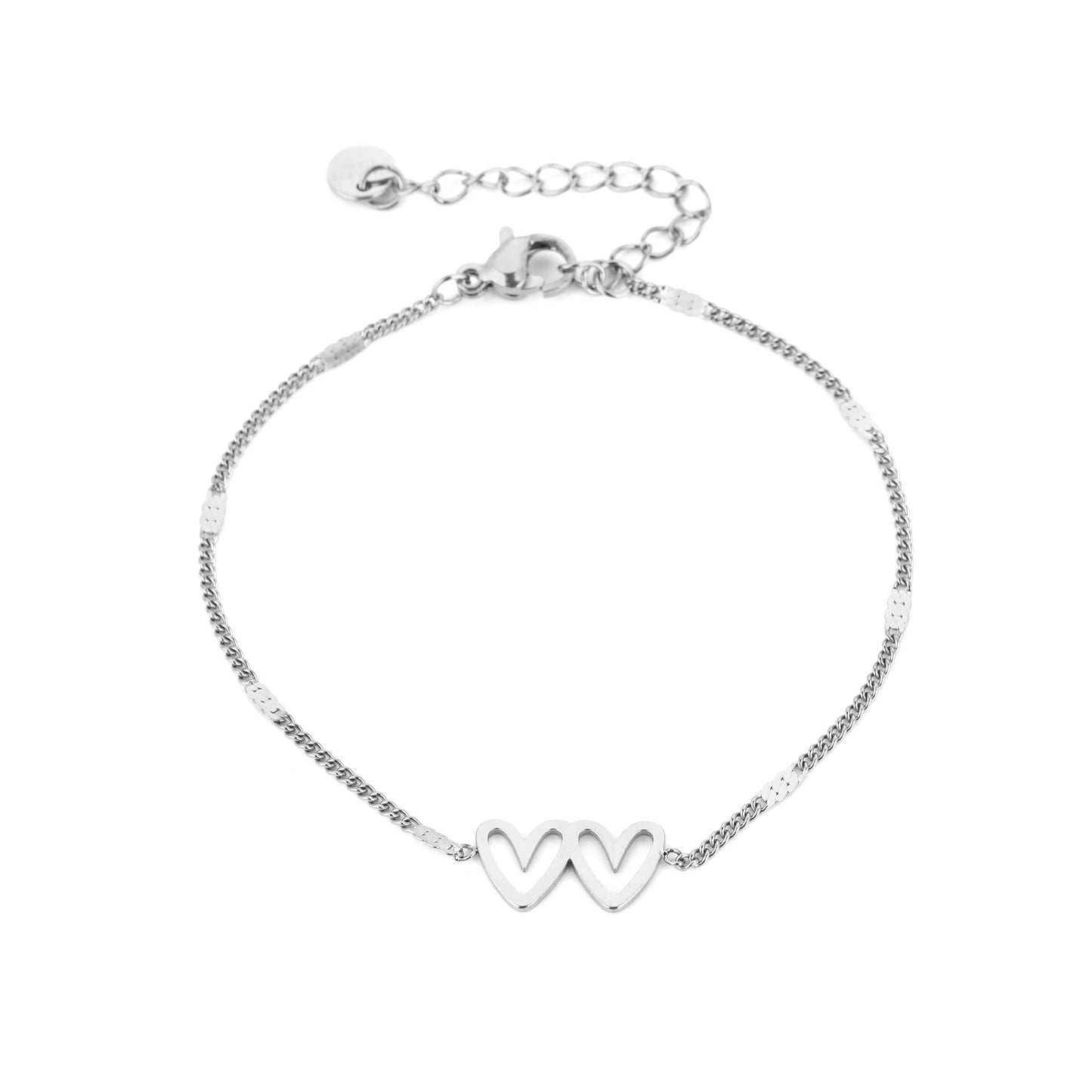 Twin Hearts Armband