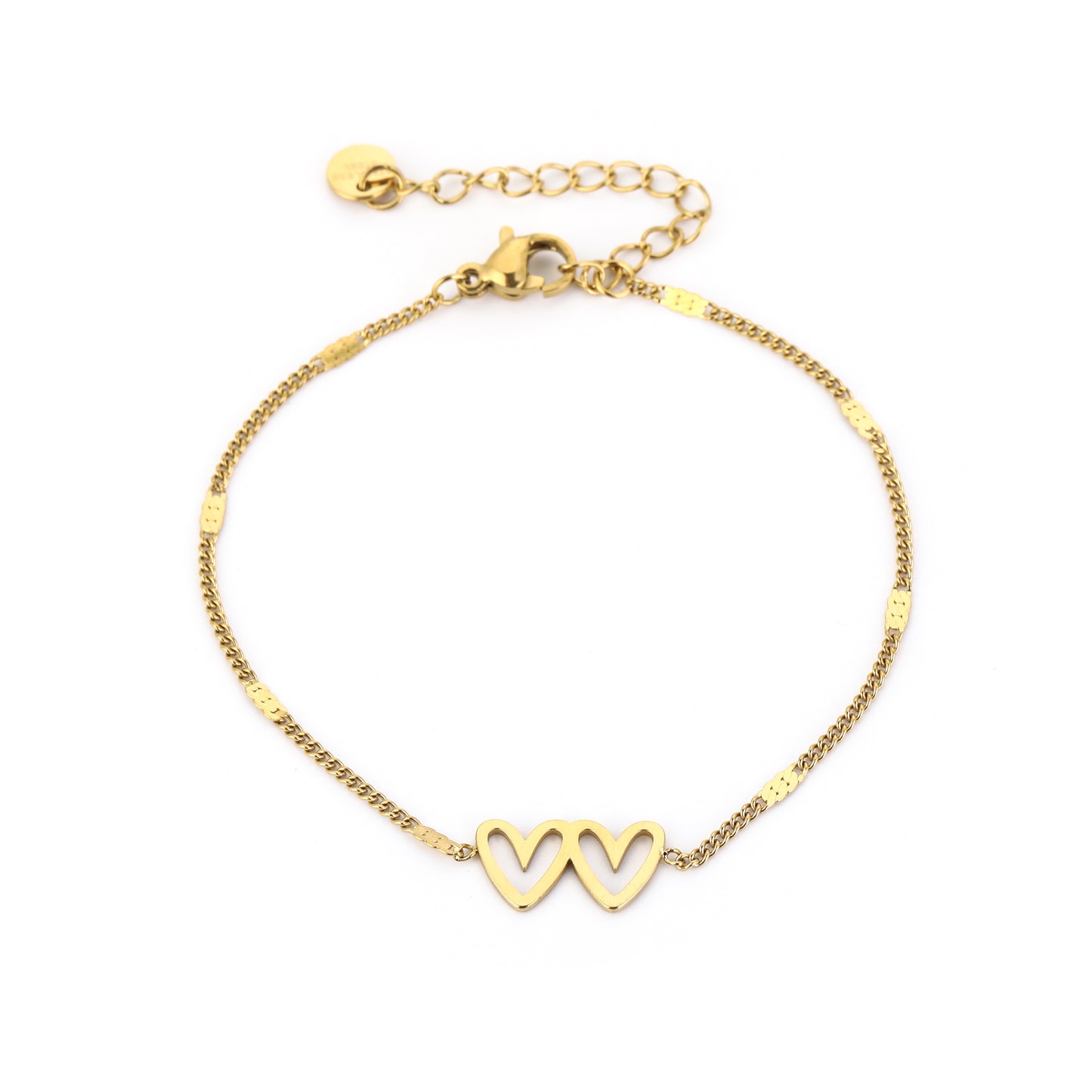 Twin Hearts Armband