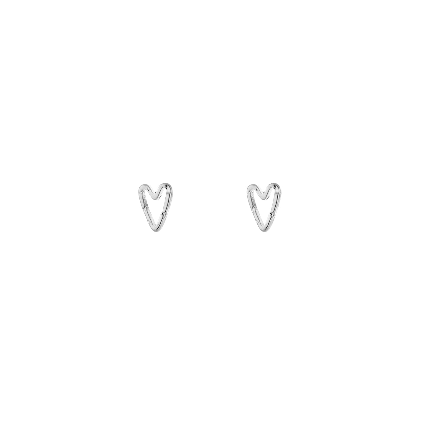 Tiny Heart Studs