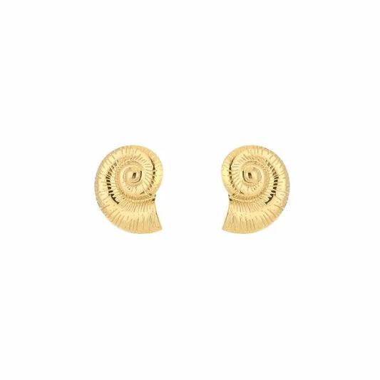 Golden Shells Oorbellen