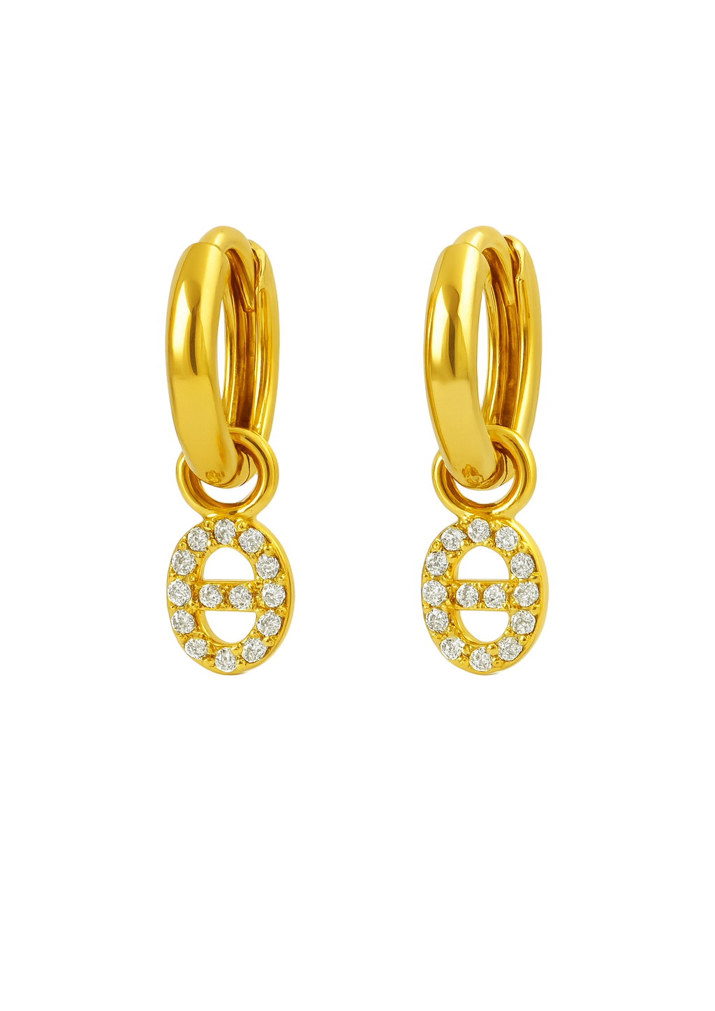 Ovalo Spark Oorbellen