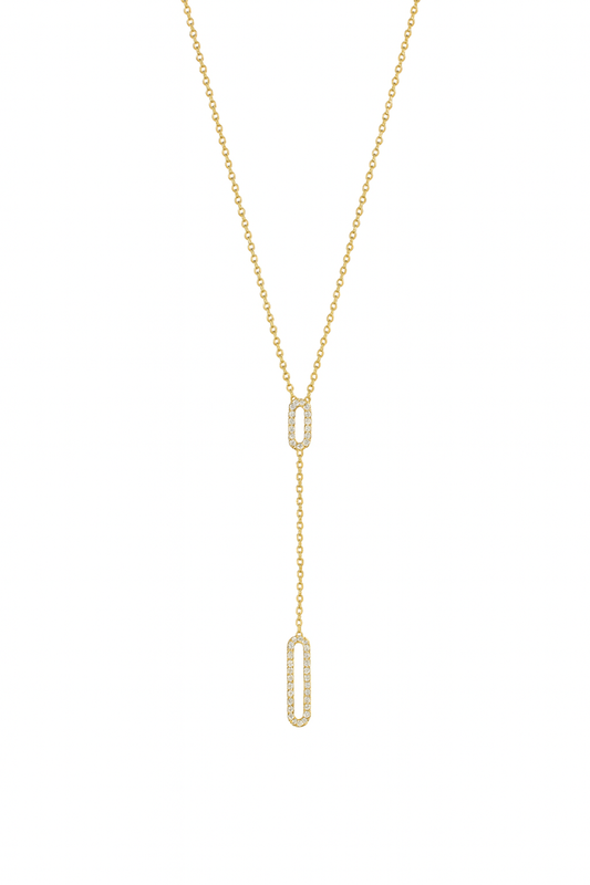 Double Oval Shine Ketting