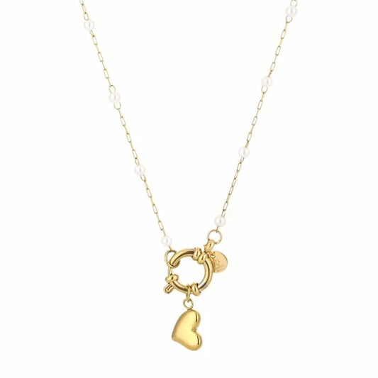 Heart Drop Pearl Ketting