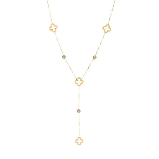 Golden Clover Y-Ketting