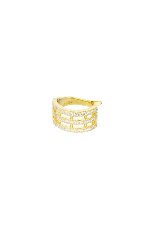Sparkle Rows Ear Cuff