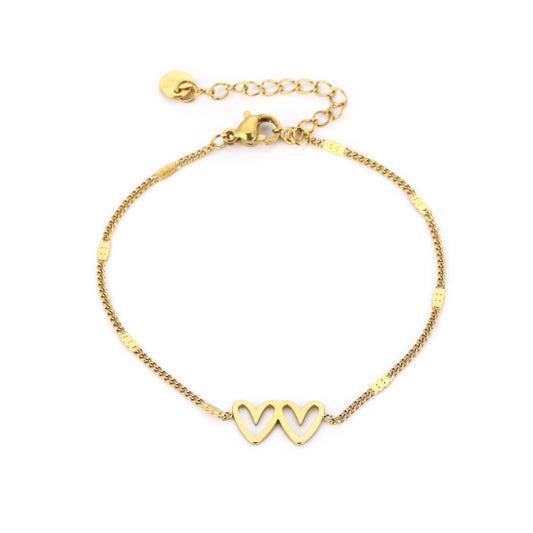 Twin Hearts Armband